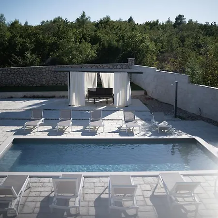 Zen Garden With Heated Pool Villa Posedarje